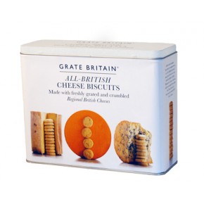 Great Britain Cheese Biscuits Gift Tin