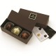 Box with 3 assorted Pralines - Alcohol