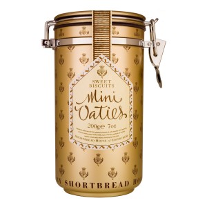 Canister of Mini Oatie Biscuits