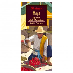 "Maya" Cioccolato Fondente 70% Cacao Spezie del Messico