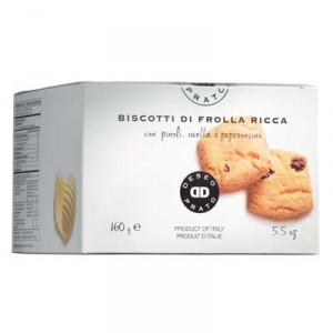 Biscotti Frolla Ricca / Pinoli, Uvetta e Peperoncino